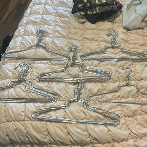 27 large metal hangers